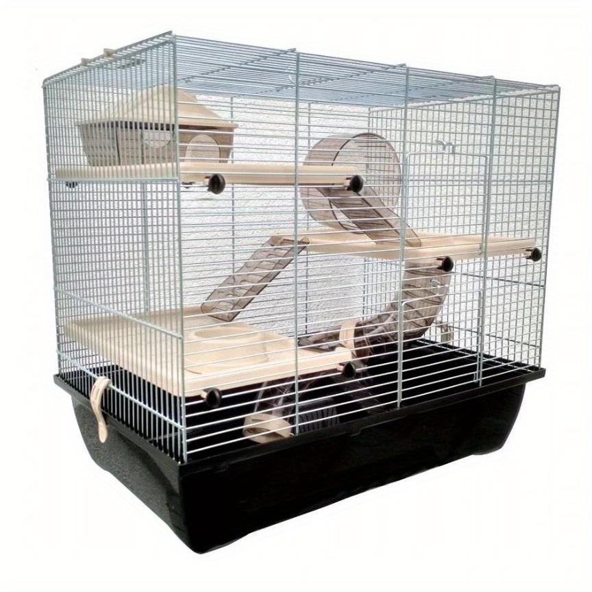 TEMU -zoo Cage With Bedpan For Small Teethers 50 X 45.5 X 33cm