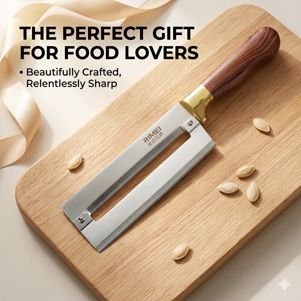 Image of 2-in-1 Multifunctional Peeling Knife, Stainless Steel Peeler & Slicer With Ergonomic Handle, Durable Kitchen Tool For Fruits & Vegetables Prep, Paper-thin Peeling & Quick Cutting