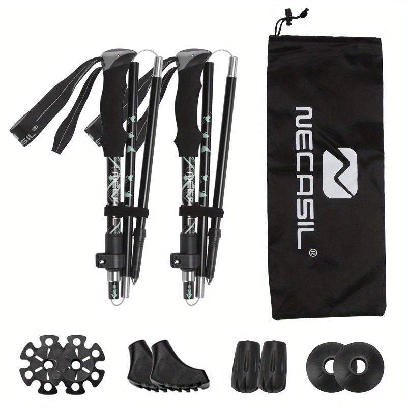 

2pcs Trekmasters Poles, Aluminum Alloy, -density Eva Handles, , Accessories, Button , -, For And