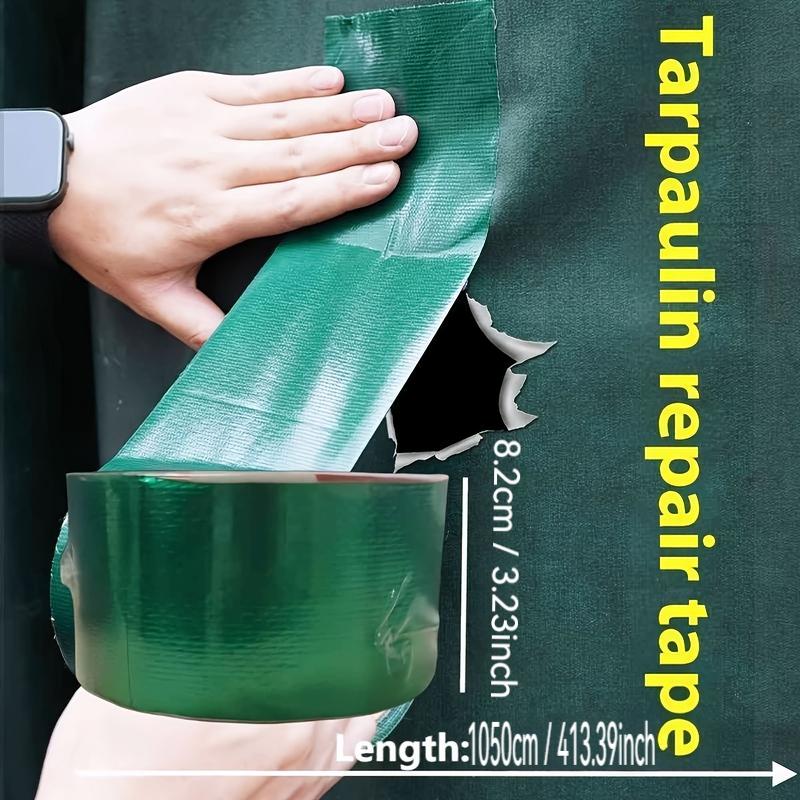 E-shop Planenreparaturband – Sofortdichtmittel, reißfest, starke Klebemittel-Reparatur – Geeignet für Segeltuch, Zelte, LKW-Planen, Boote, Wohnmobile,