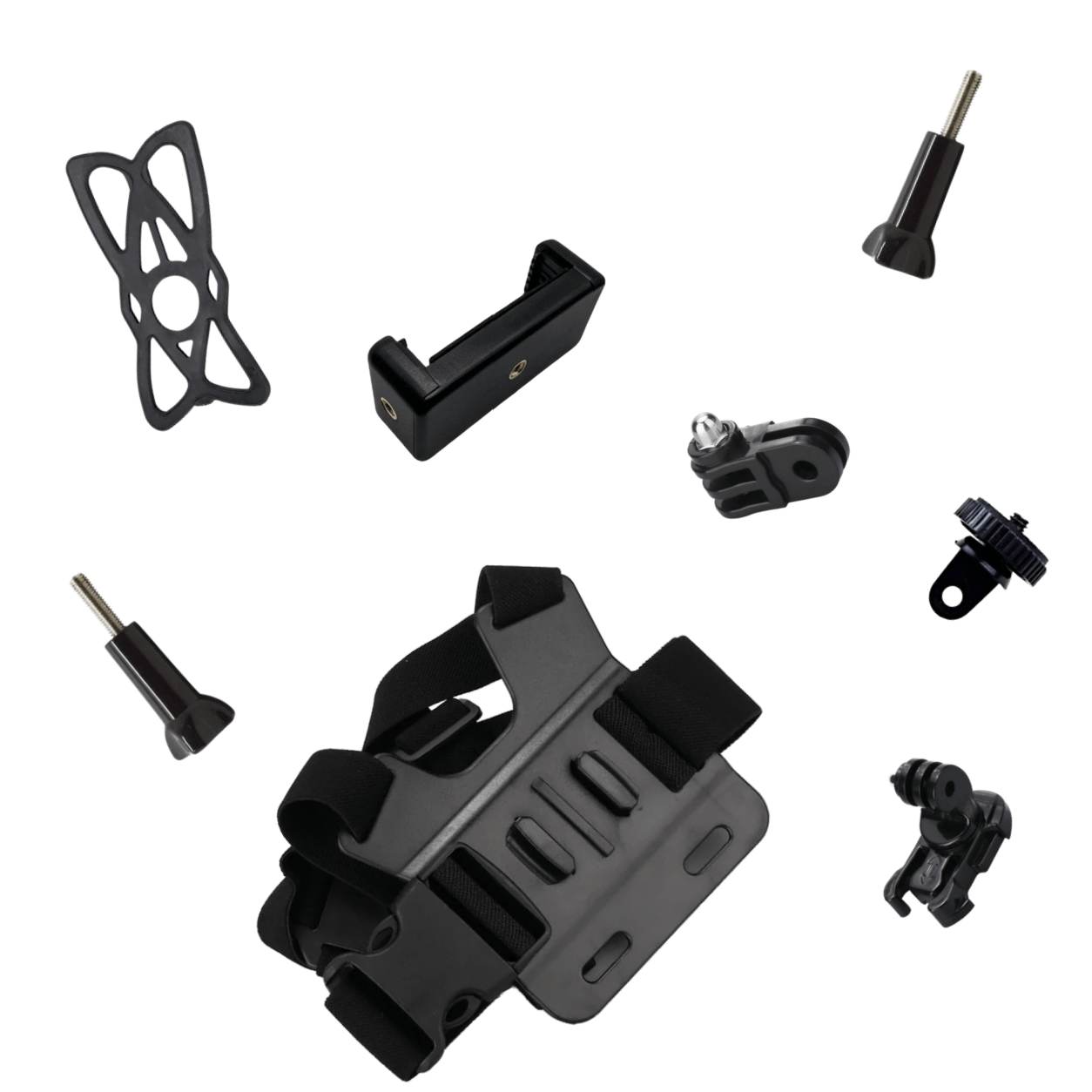 TEMU Multi-functional Adjustable Chest Strap Phone Mount, Action Camera Chest Mount, With 360-degree Rotation, Compatible With , Pocket 3, , And Most