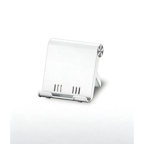 a stylish and foldable multifunctional stand for tablets and phones on your desk