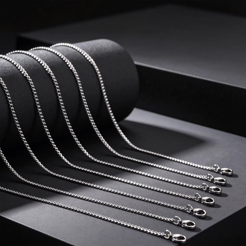 Unisex Slim Stackable O-Link Chain Necklace, Exquisite Design