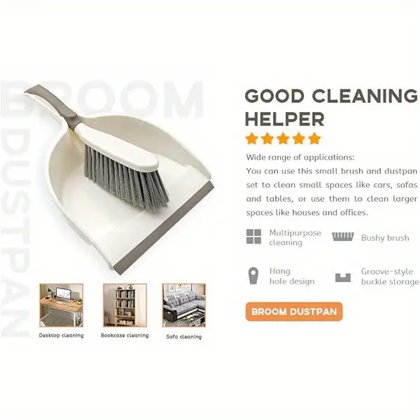 a set of small dustpan and brush, including a hand broom and dustpan, is essential for daily cleaning in the household. sets, . Product details 0
