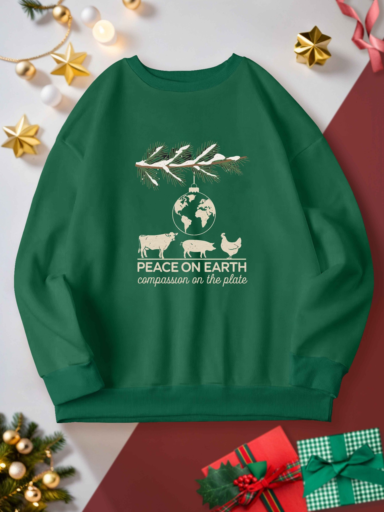 Sweat Homme Noël Imprimé 3D Le Père Noël Col Capuche Manches Longues