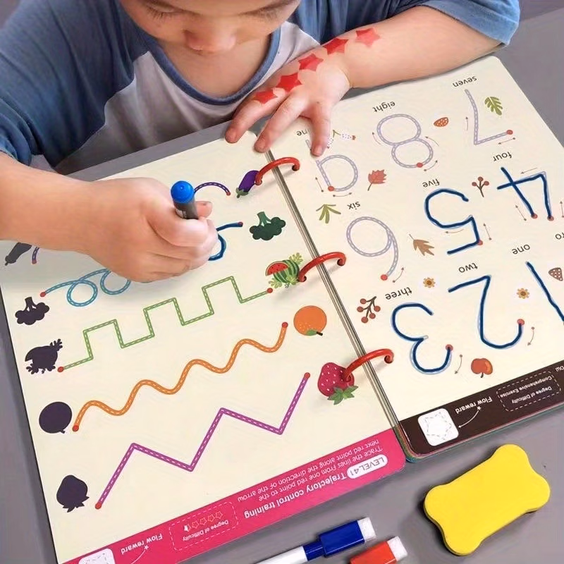 pre school exercise book for children fun tracing and writing activities for learning and practising ready for pre school magic exercise text set 96 reusable pages Product details 11