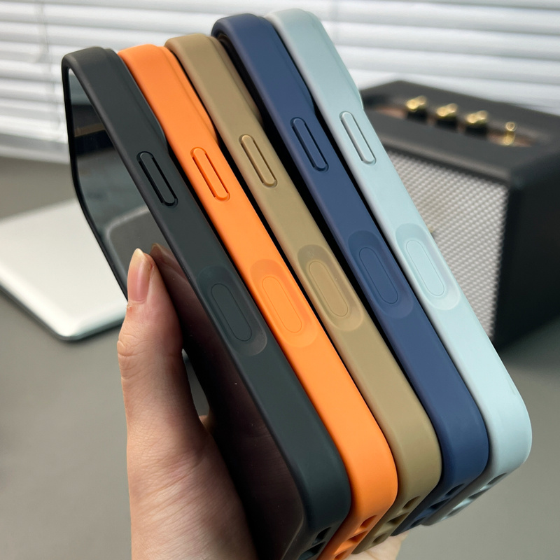Phone Case - Case Compatible with Iphone 17 Pro Max, Featuring a Built-In Stand, Magnetic Design, Fully Protective Silicone for Iphone 14, Stylish And Trendy, Also Suitable for Iphone 13