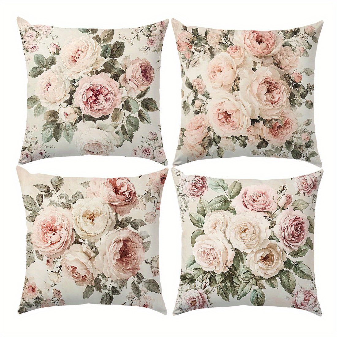 TEMU Set federe con motivo vintage di , stampa su un , disponibili in dimensioni, federe a tema casa, decorazioni per la casa, decorazioni per ,