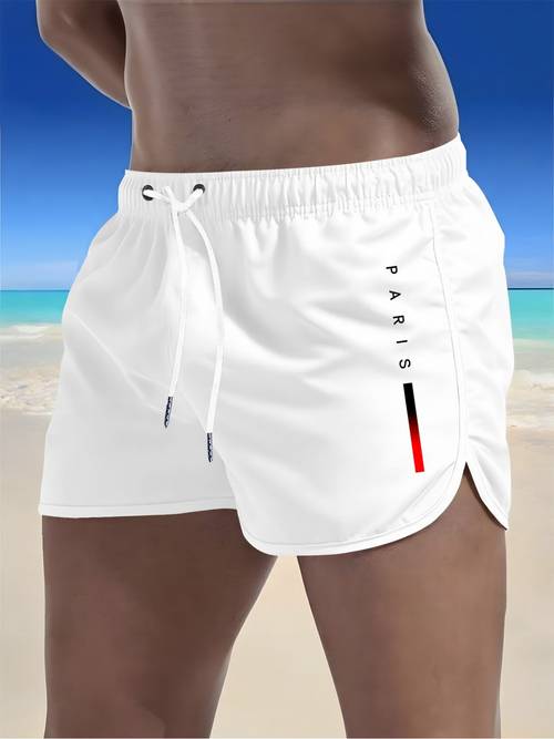 schnelltrocknende herren-beachshorts, sommerliche herren-strandmode, lässige hosen, leichte surfhose, schwimmhose, fitness-street-shorts, schnelltrocknende multi-scene-shorts, einfach anzuziehen und abzulegen