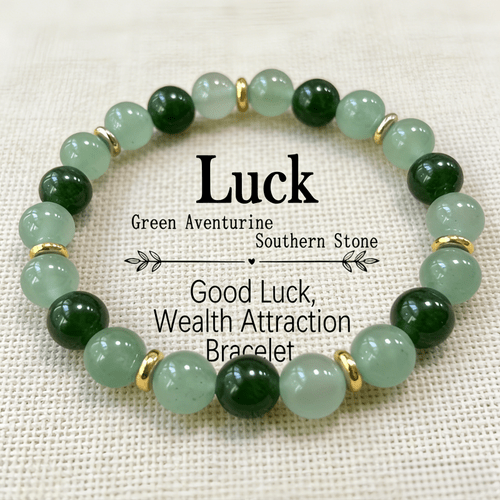 bracelet handcrafted with aventurine and beads symbolizing womens bohemian style jewelry accessory exquisite holiday gift appreciation present