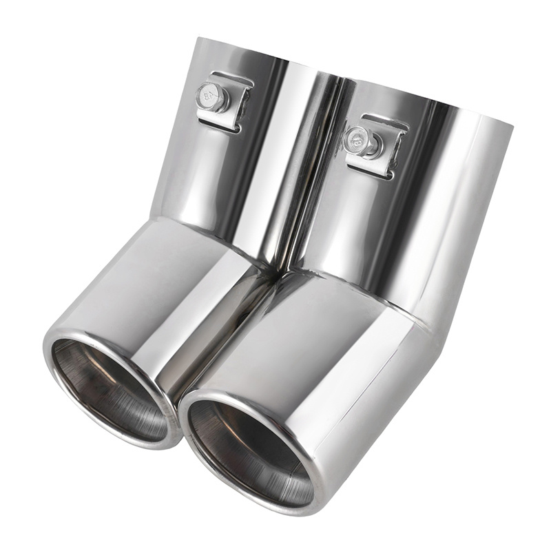 TEMU Stainless Steel Dual Exhaust Tailpipe Specifically For , Suitable For Vw Golf 4, Bora, And Jetta. Designed For With A Corrosion-resistant