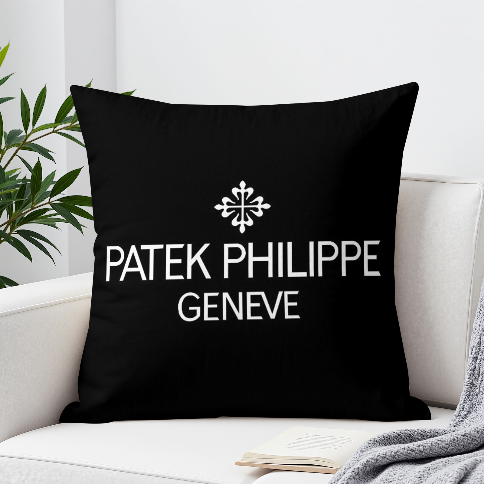 TEMU 1 con motivo a tema P- P-Philipp, copricuscino stampato, 18 X 18 pollici, stampa su entrambi i lati, adatta per camera da letto, , dormitorio,