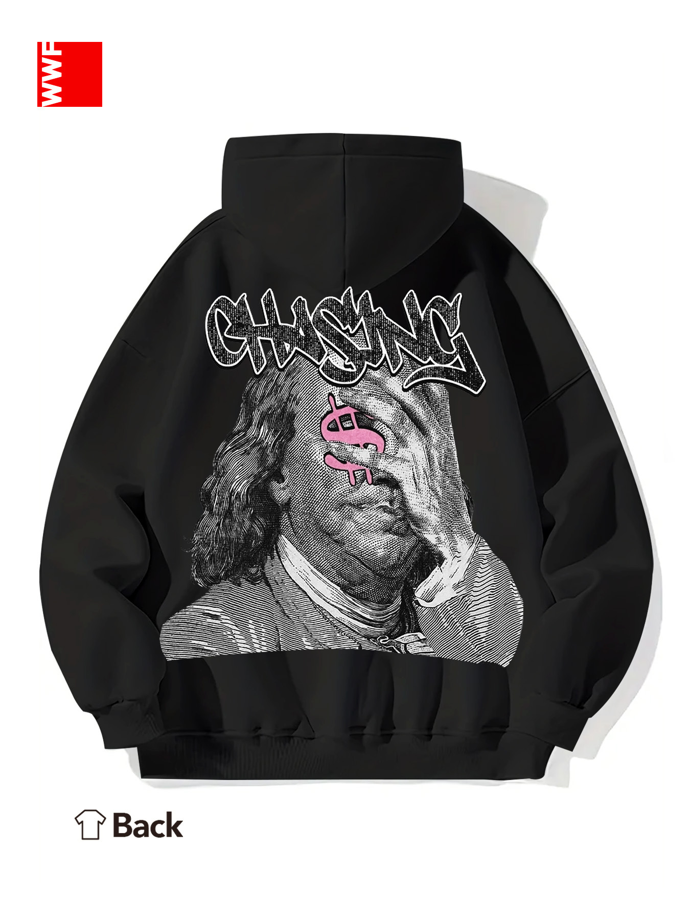 graffiti hoodie sold on Temu United States