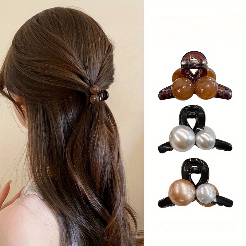 cigarette hair clip 4pcs quirky smoking cigarette hair clips - duck billed side bangs  accessories, alloy, solid color - jewelry & accessories