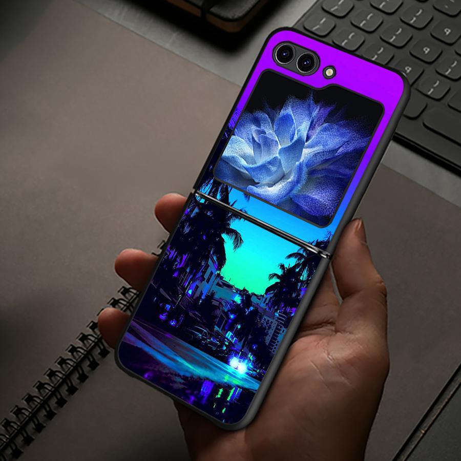 E-shop Handyhülle für for Samsung for Galaxy ZFLIP7, Z Flip 3/4, ZFlip 5G, Z Flip 5/6, Z Flip 7, 6, 5, 4, 3 – Hartschalen-Cover