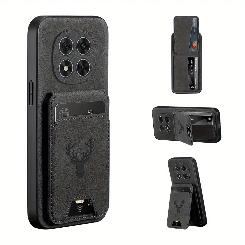 TEMU para Teléfono con Compatible con Xiaomi Redmi Note 14 Pro+, 14C, Note 13 Pro, Note 12 Turbo, Note 11S, Note 10, 13R , A3X, A2, A1 - Cuero PU de