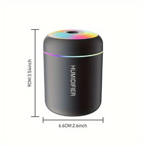 new mini humidifier colorful ambiance fine mist output suitable for living room bedroom office and car use