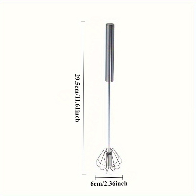 Stainless Steel Manual Mixer for Whipping & Blending