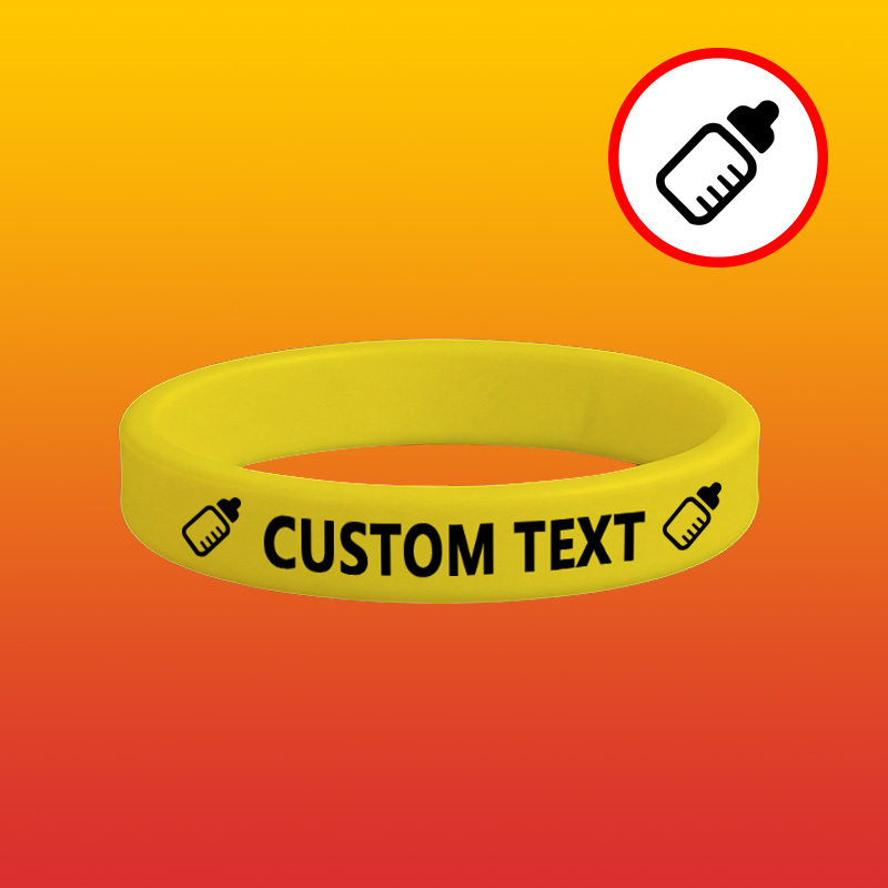 26pcs Custom Silicone Wristbands Set, Personalised Gift