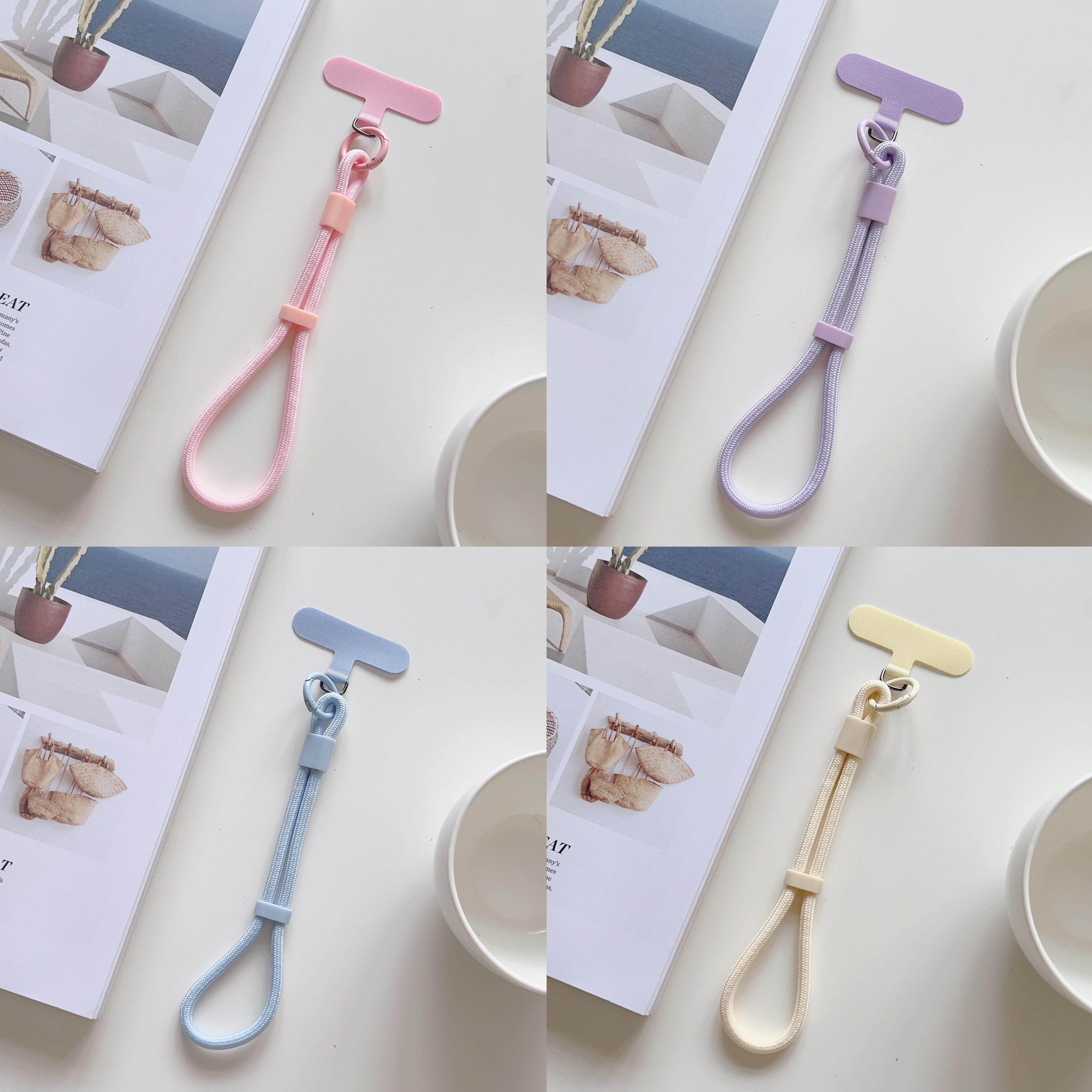 TEMU 4 Piezas de Cordón Ajustable para Teléfono de Poliéster - Correa de Muñeca y Bandolera con Gancho Desmontable, Ideal para Deportes al , Viajes y