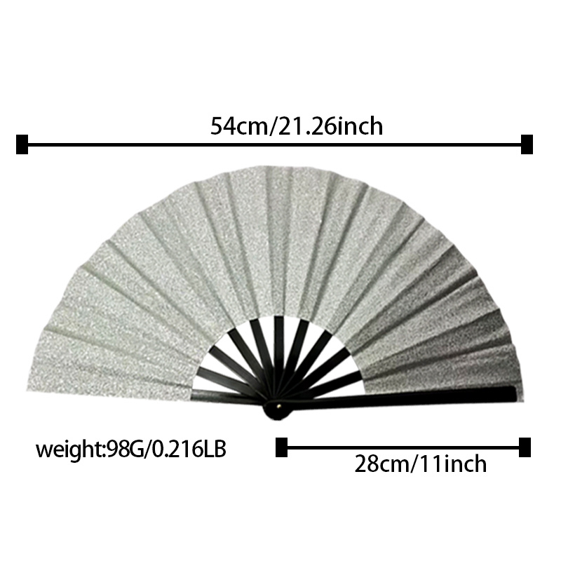 Stylish Shimmering Hand Fan Trending Glittering Foldable Fan - Fashion Statement, Accessory, Instagram- Photos