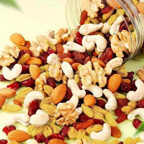 500g canned contains multiple nuts and dried fruits yogurt companion