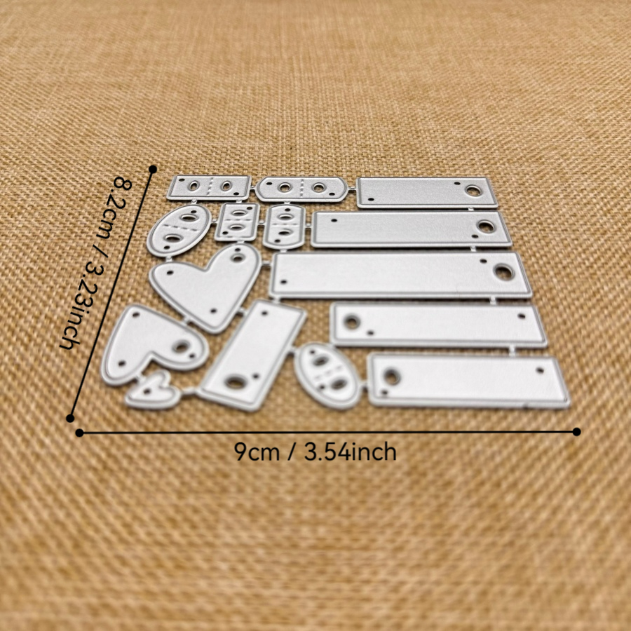 Image of 2026 -shaped Tag Pendant Metal Cutting Dies Mold For Scrapbooking And Paper Crafting, Knife Mould Stencils For Photo Albums