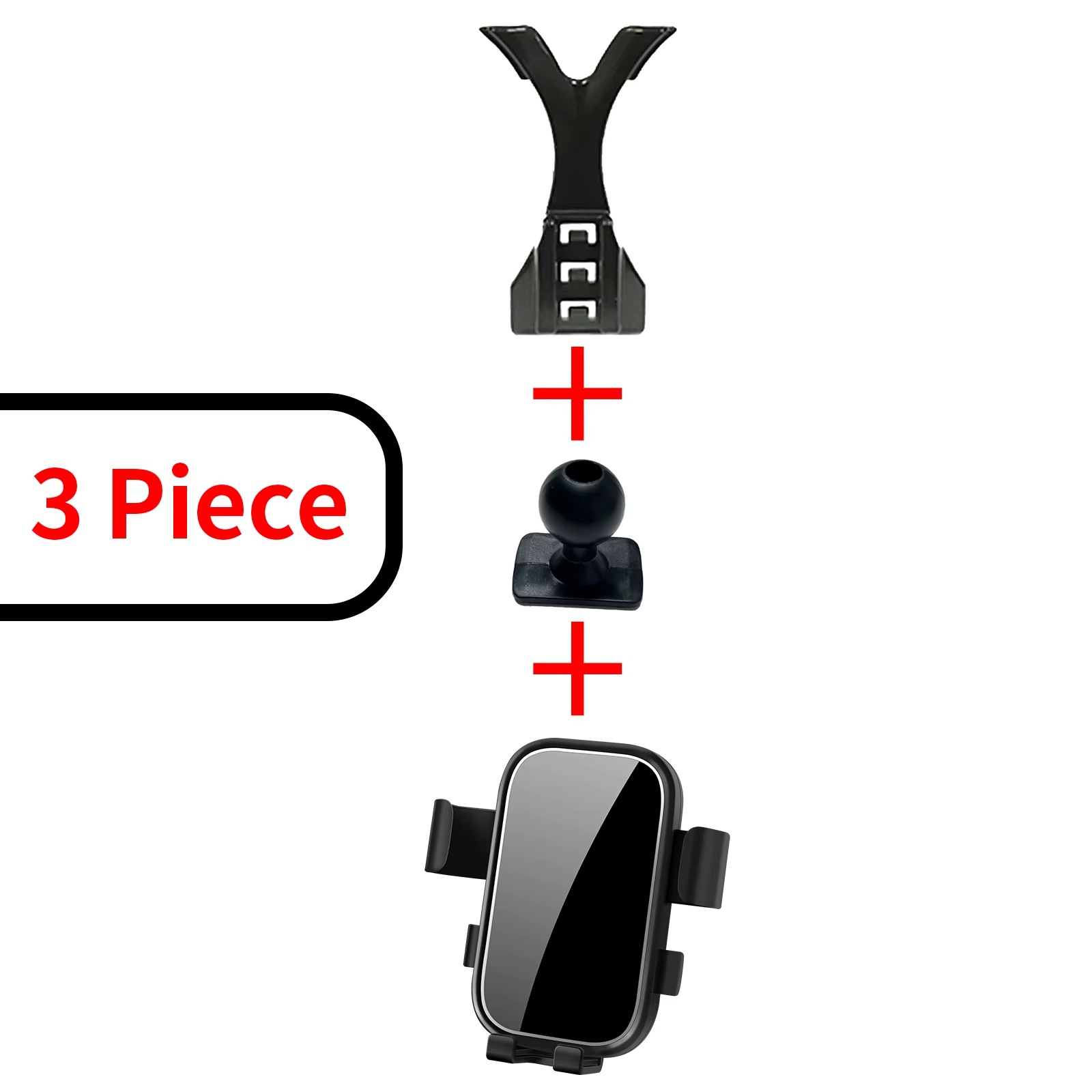 TEMU Car Phone Holder With Base, In-car Navigation Mount, Stable And Non-shaking For One-handed Operation, Compatible With For Mercedes-benz A45 W176