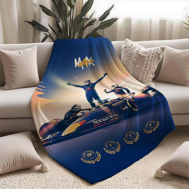 Max Racing Poster Flanellen Deken