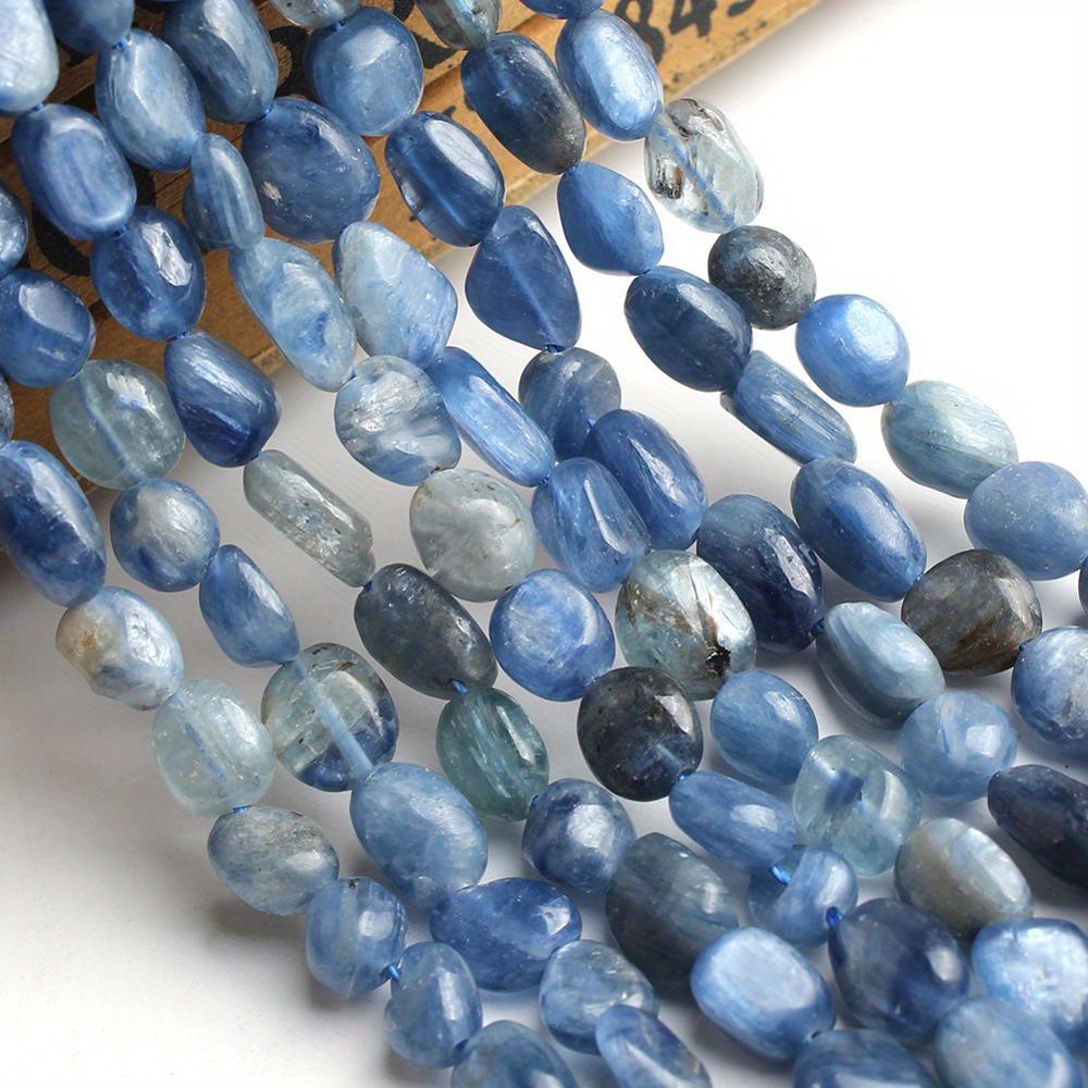 

45pcs Kyanite Stone 6-8mm - Irregular For , Bracelets & Necklaces Supplies