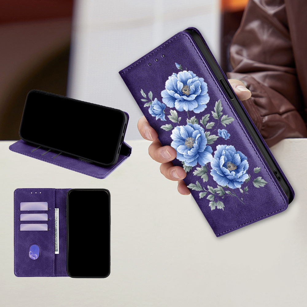 TEMU Phone Case: Sutible For Galaxy A15 5g A17 A16 5g A16 4g 5g A55 5g A35 A25 A54 A34 A14 A10 A13 A71 A57 4g 5g Painting Rose Card Holder Bracket