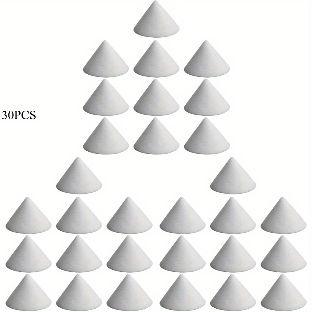 TEMU 30 piezas de zancos de cerámica para horno - Herramientas de alfarería de de aluminio para cocción de arcilla DIY, soporte para , clavos de