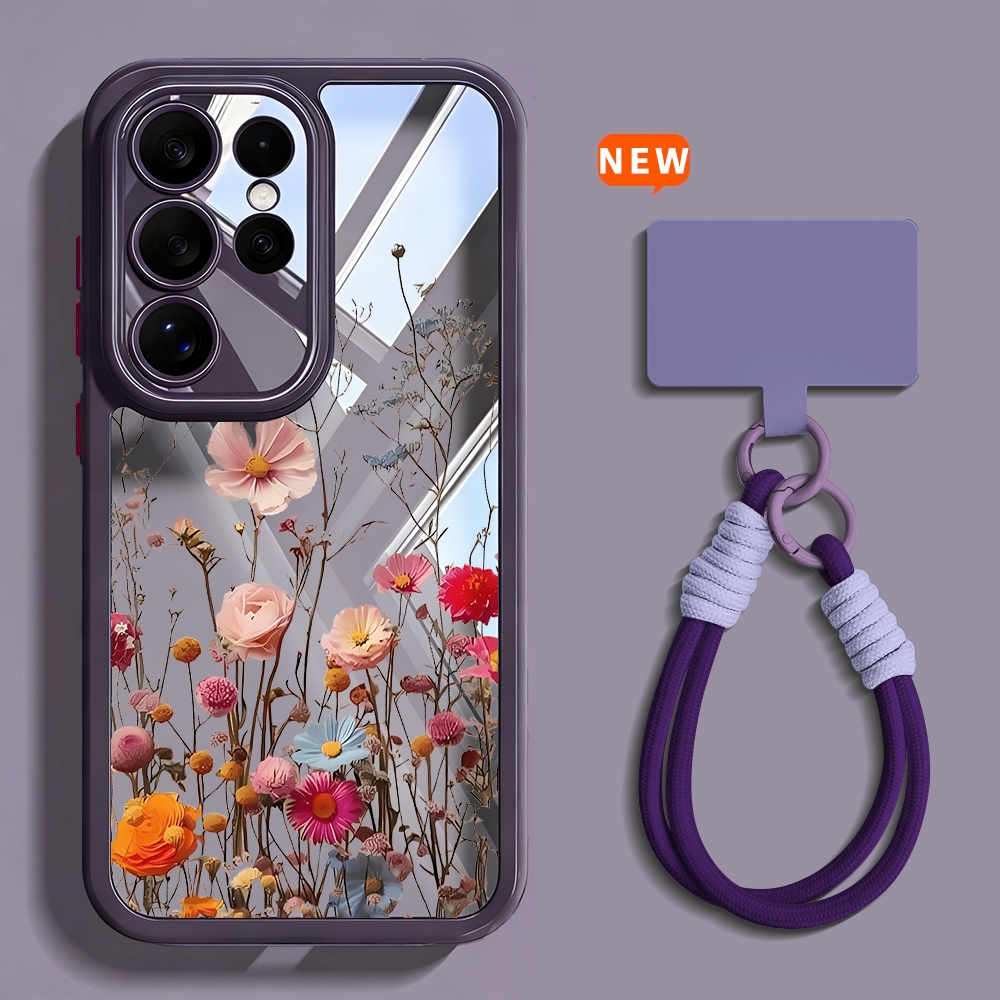 TEMU Phone Case - A Floral Suitable For Galaxy S26, S26 Plus, S26 Ultra, S25, S25 Plus, S25 Ultra, S24, S24 Plus, S24 Ultra, S24 Fe, S23, S23 Fe, And