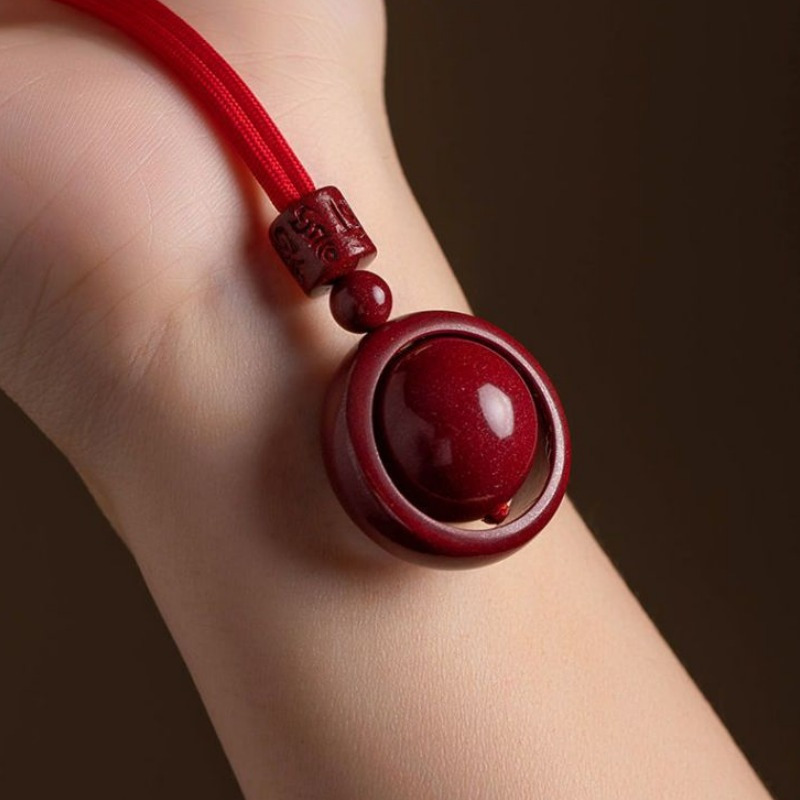 

Red Pendant Necklace - For Him