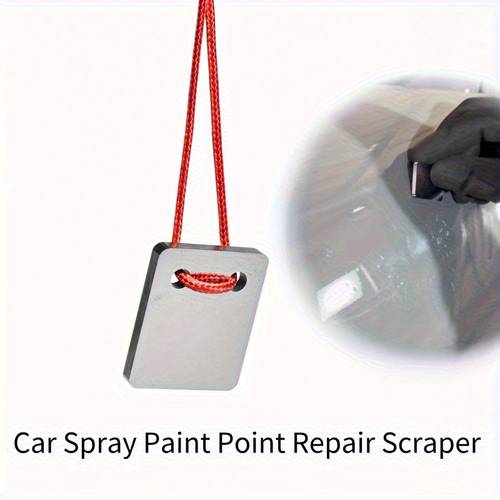 car polishing point repair scraper steel ultra hard surface for removal of drip stain and spray paint with blue green highlighter maintenance durable structure tool