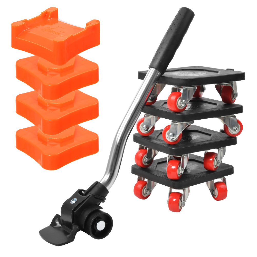 9 Pack Furniture Moving Wheels Set Furniture Movers Furniture Lifter Sliders Tool Set Furniture Dolly For Moving Appliance Refrigerator Sofa