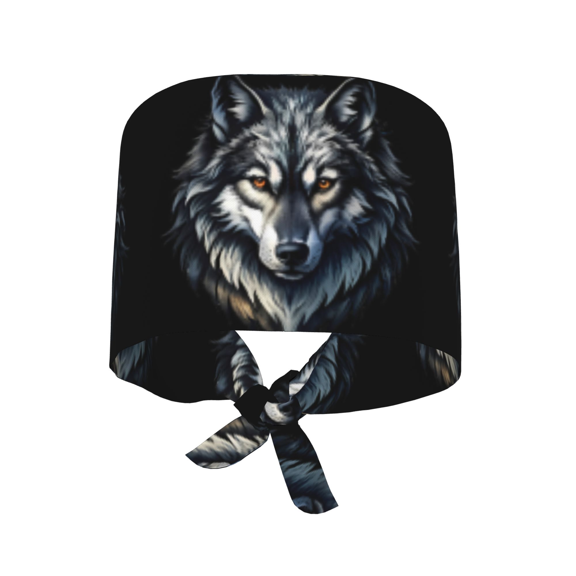 TEMU Gorra de trabajo con estampado de lobo y diseño impreso 2D para