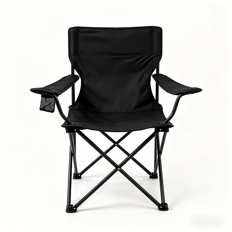 TEMU Set 1 pz Sedia Pieghevole con Portabicchieri, Ottimo Qualit�-Prezzo, Combinazione da Esterno per Picnic, Feste, Riunioni in Giardino, Borsa da