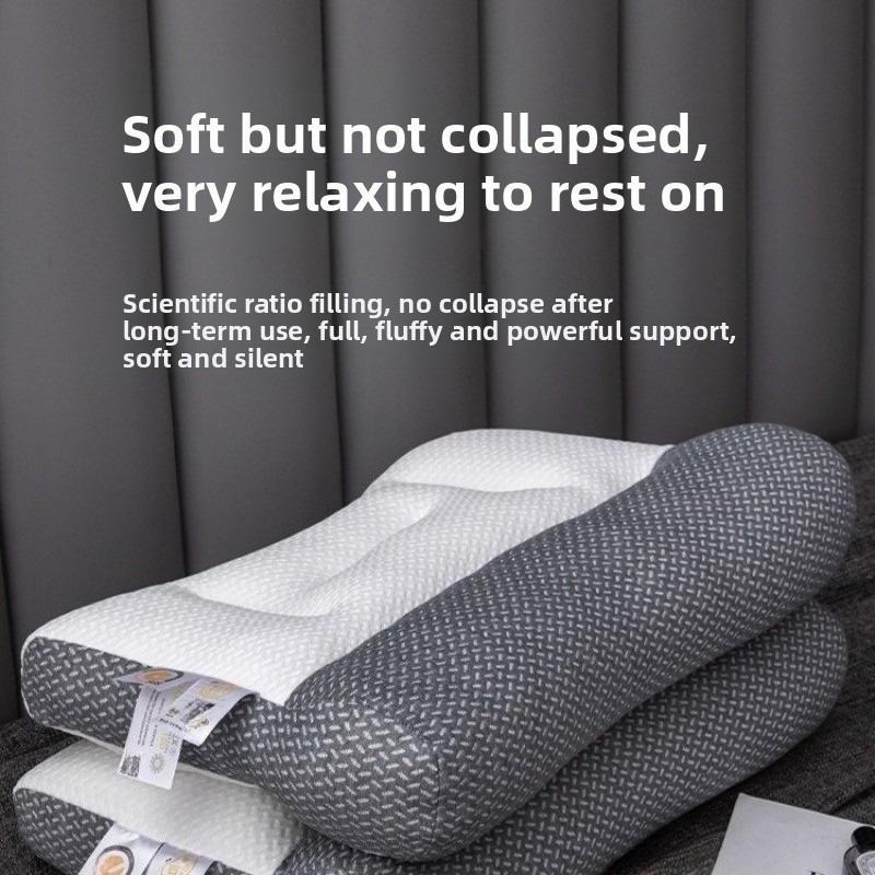 This Is an Ergonomic Traction Pillow Designed for Neck Support, Featuring a Breathable 3D Mesh And Firm Support for Better Sleep. It Is Suitable for Home Use