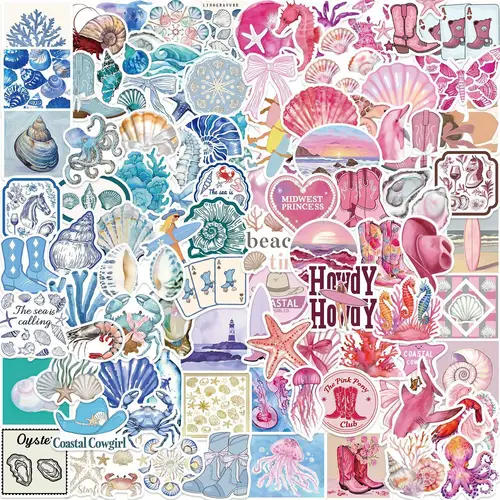 Cute Shell Sticker aesthetic stickers sold on Temu United States