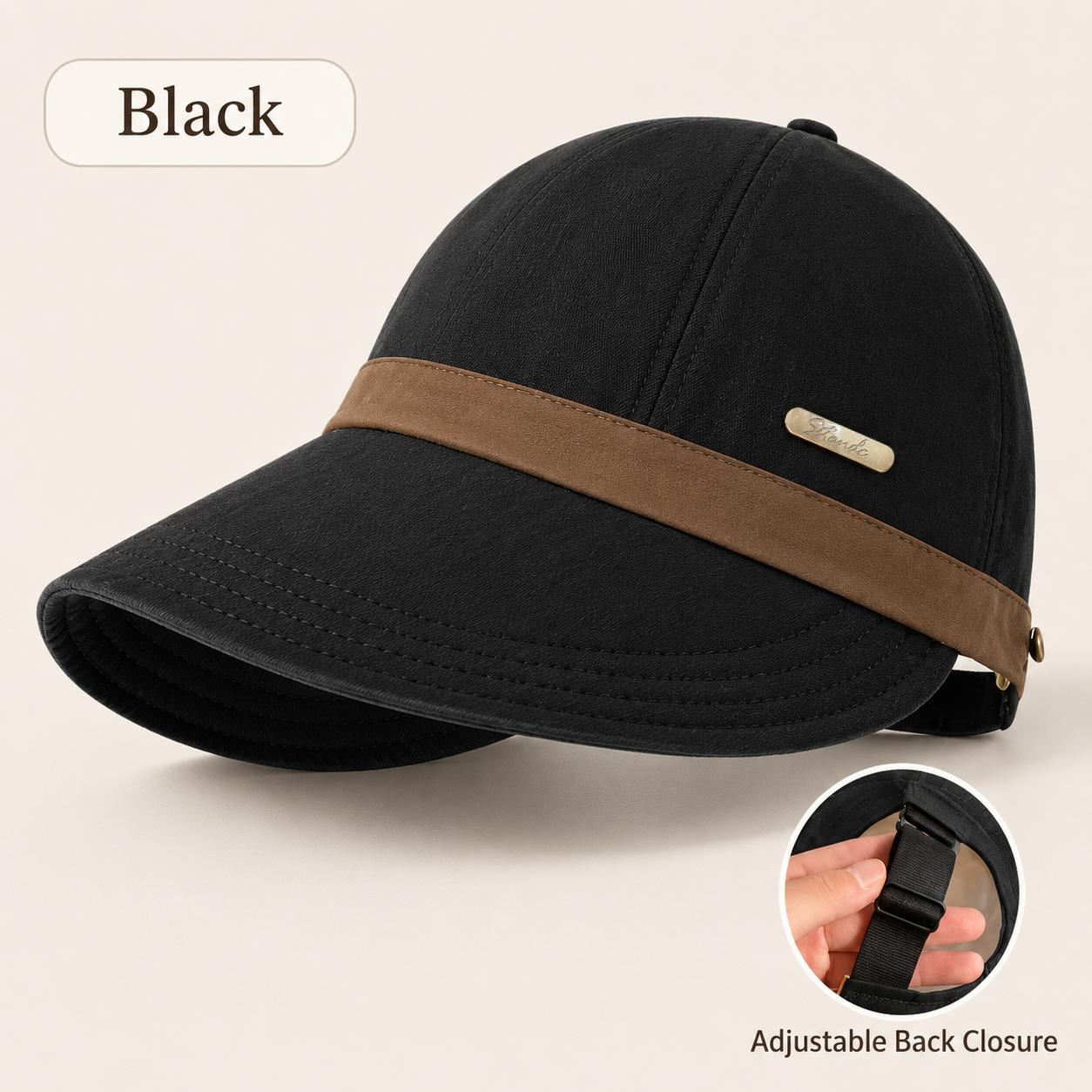TEMU Women's Outdoor Hat - Adjustable Outdoor Sports , Casual Versatile Sun Hat, Women's Baseball