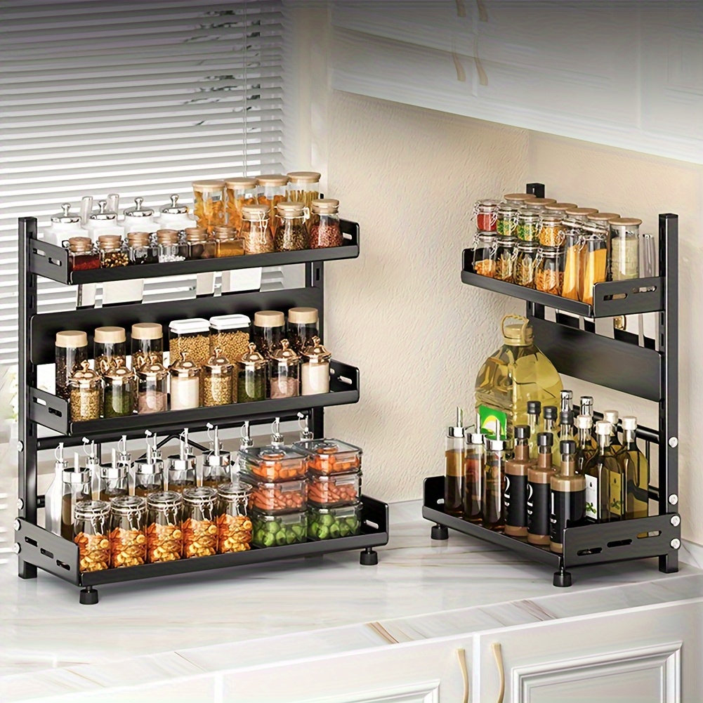 tier spice rack organizer kitchen countertop Temu Australia