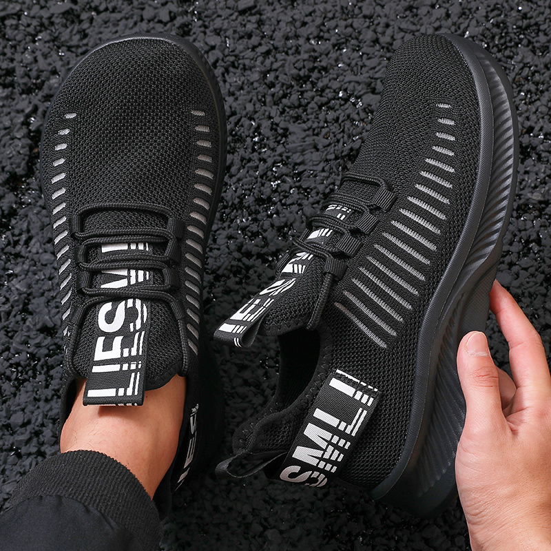 TEMU 6 Colors And Large Sizes For Men's Wide Toe Sports Shoes, Breathable Mesh Casual Sports Shoes, Anti-slip And Wear-resistant Walking And Running