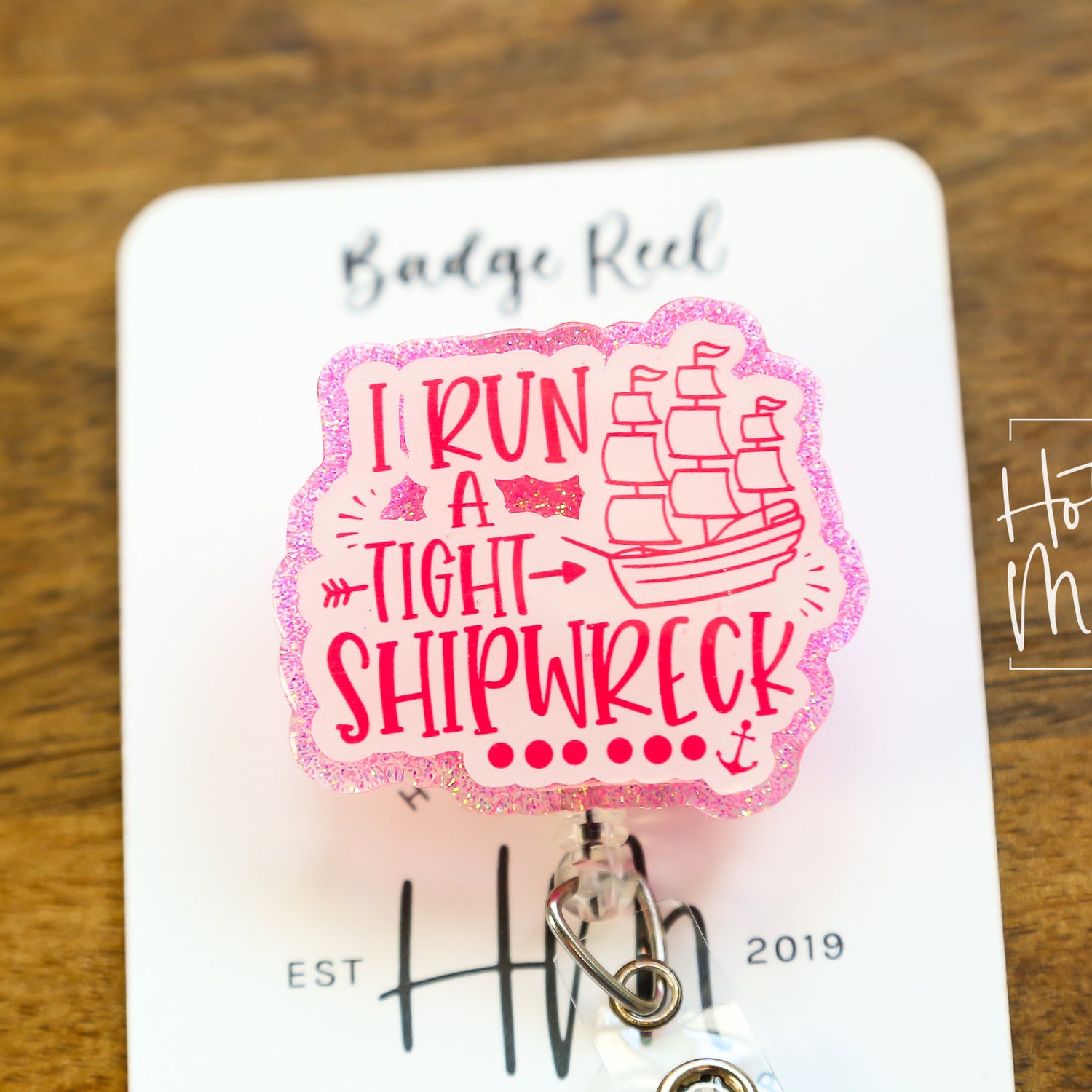 TEMU Enrouleur de badge rétractable plat 2D | Porte-badge d'identification à multistyles amusants, spécialement conçu avec une boucle à facile à