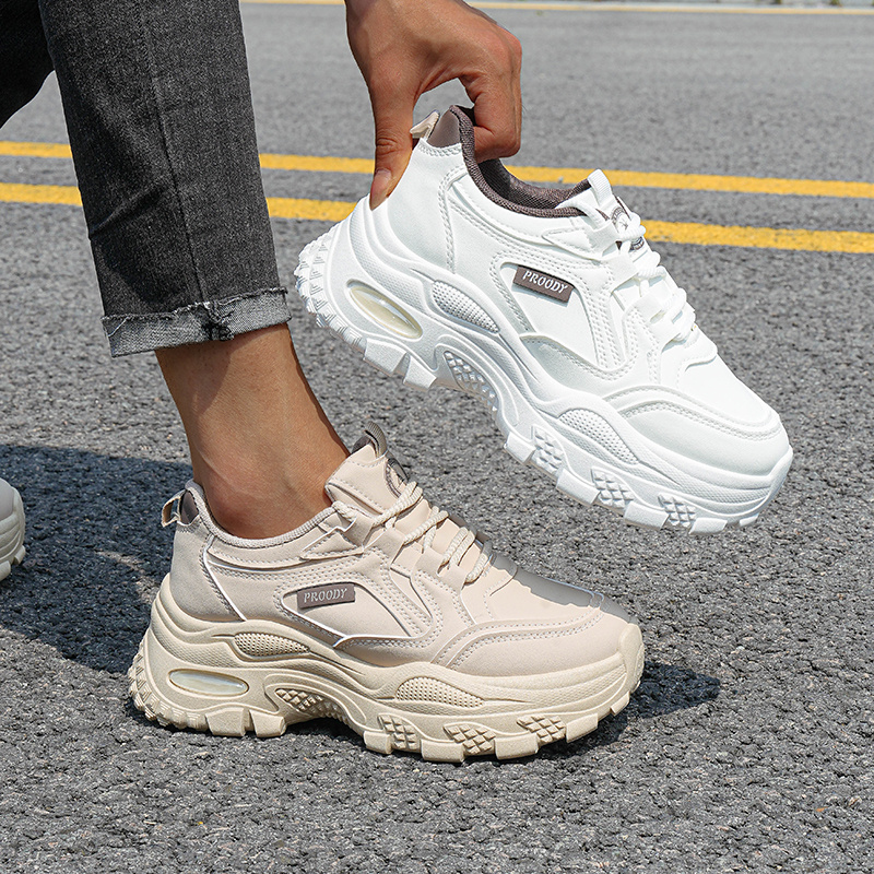 Women's Waterproof Platform Air Cushion Casual Sneakers