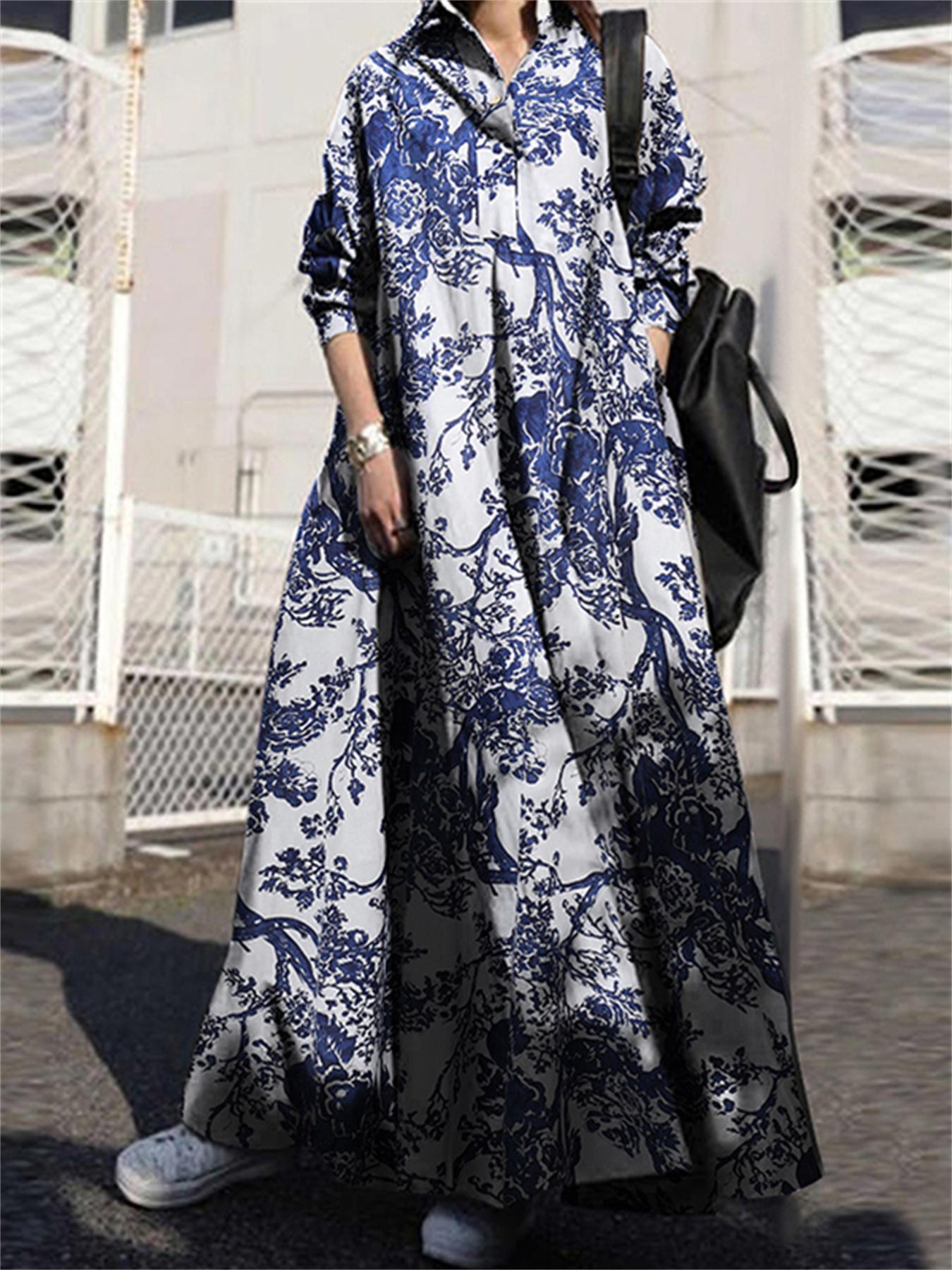 long dresses for women cotton sold on Temu Canada