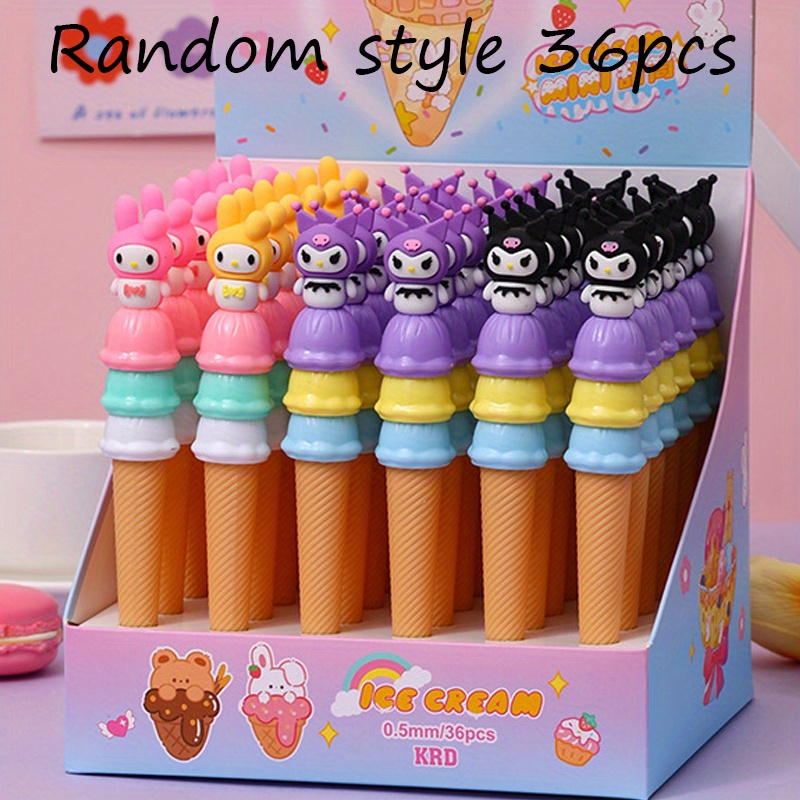 36pcs   neutral pen learning office   cute gel pen student stationery   kulomi, pens for writing, pens for journaling, journaling tools, writing essentials,   pens, stylish pens, fine tip pen, retractable pen, multipack pens, bulk pens, stationery collectors, office workers Product details 2