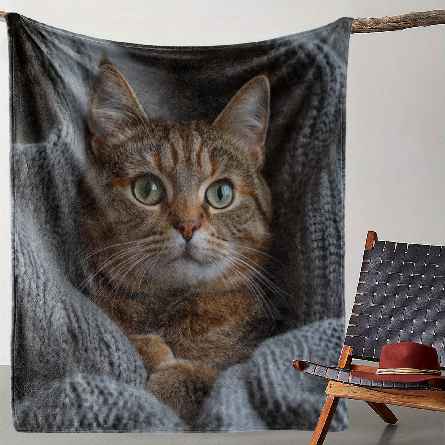 

Flannel Cat Blanket - , & For , Bed, Car, , |