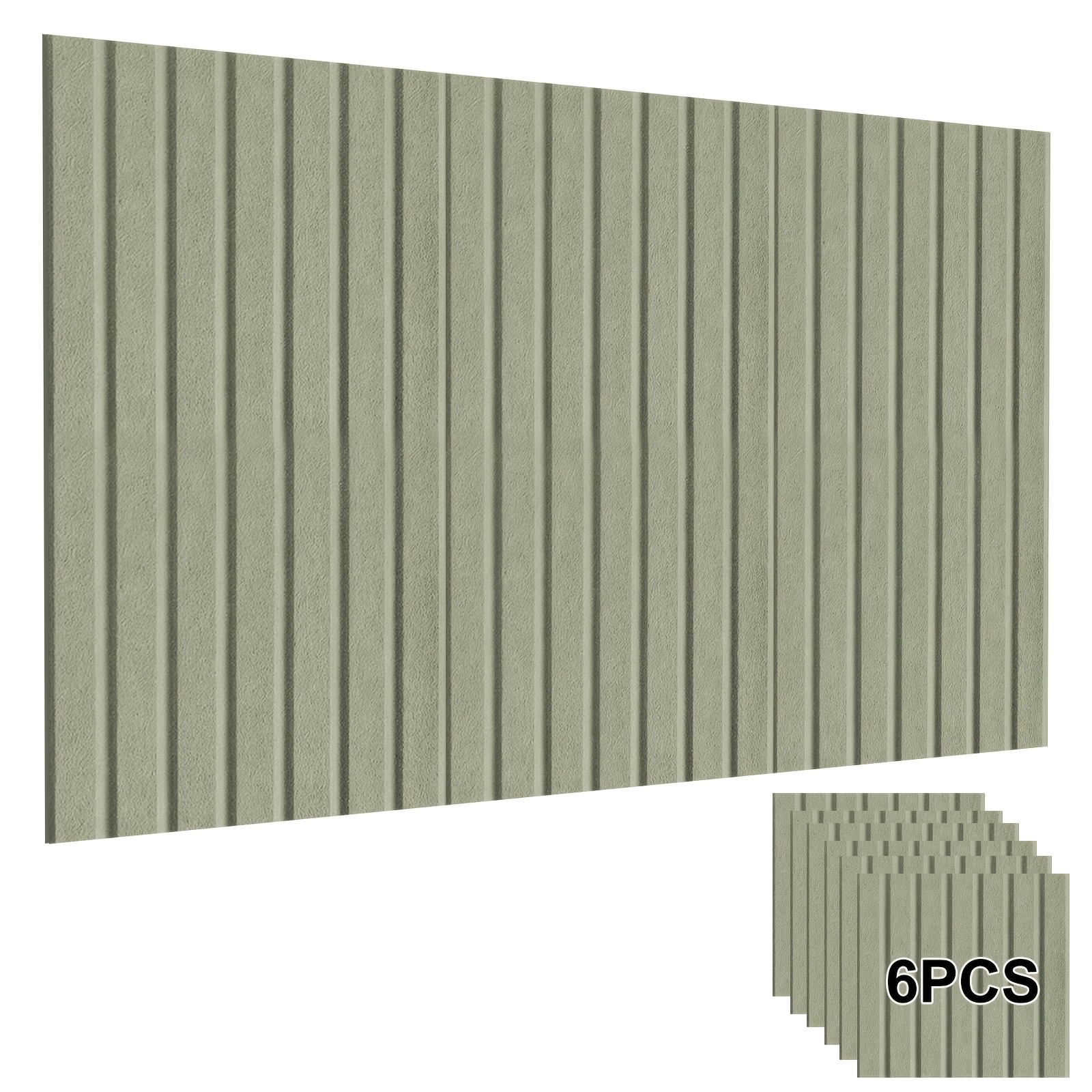 Image of 6pcs Felt Bulletin Boards Suitable For, Office & - Wall-mounted Cork Board Replacement With Safe Removable Adhesive Panels, Non-damaging Sticky Backing For Walls, 9.45"x9.45" For , Decorative Panels