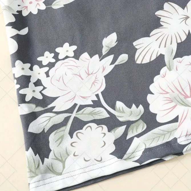 2025 new style home clothes for women three piece set including pure nightgown camisole nightdress and long pants Product details 7